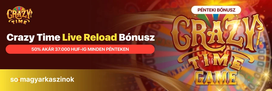 Crazy Time Live Reload Bonusz