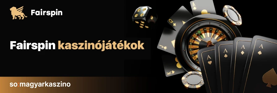 Fairspin kaszino jatekok