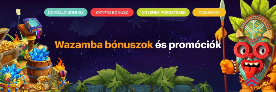 Wazamba casino bonuszok es promociok bemutatasa